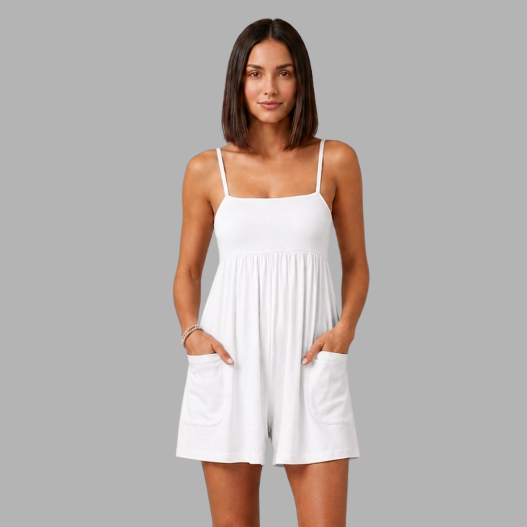 Breezy Strap Pocket Romper