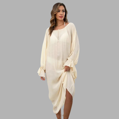 Breezy Deep-V Beach Cover-Up