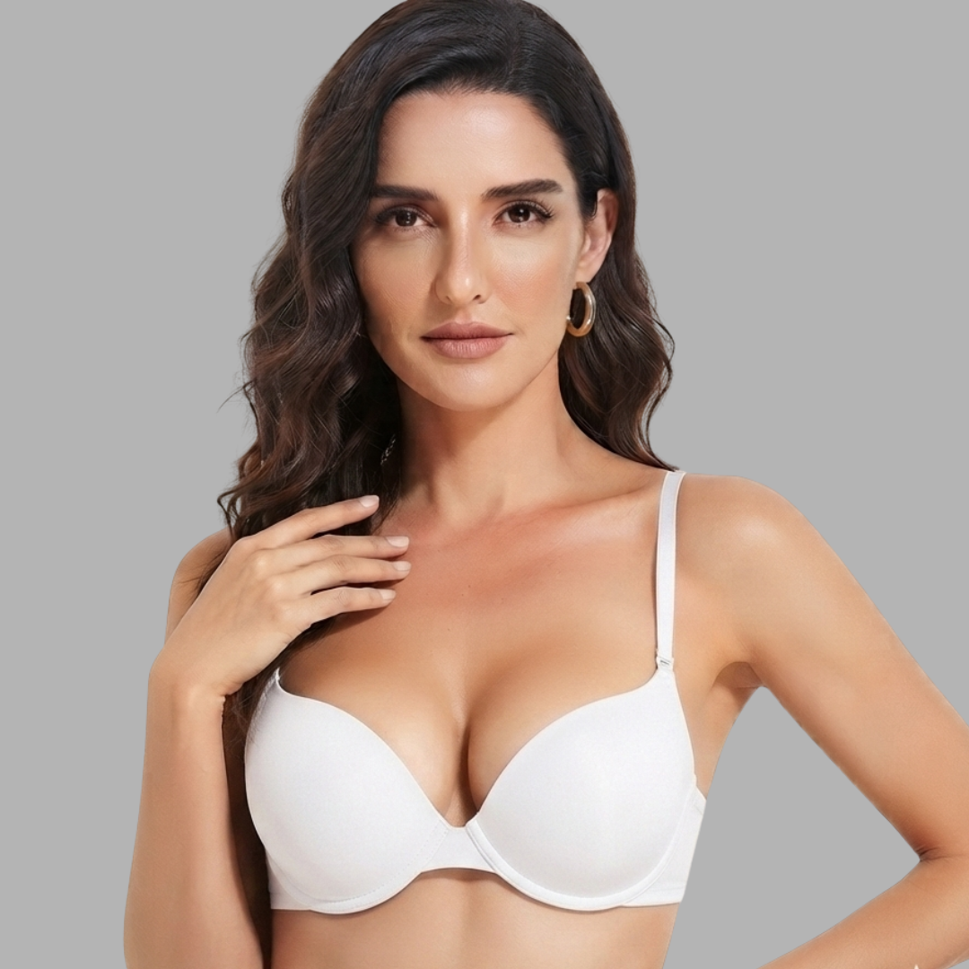 LiftEnhance Glossy Push-Up Bra
