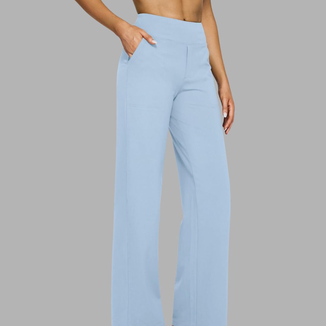 High-Waist Active Pants with Pockets