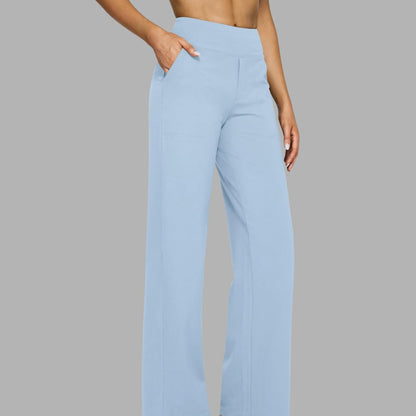 High-Waist Active Pants with Pockets