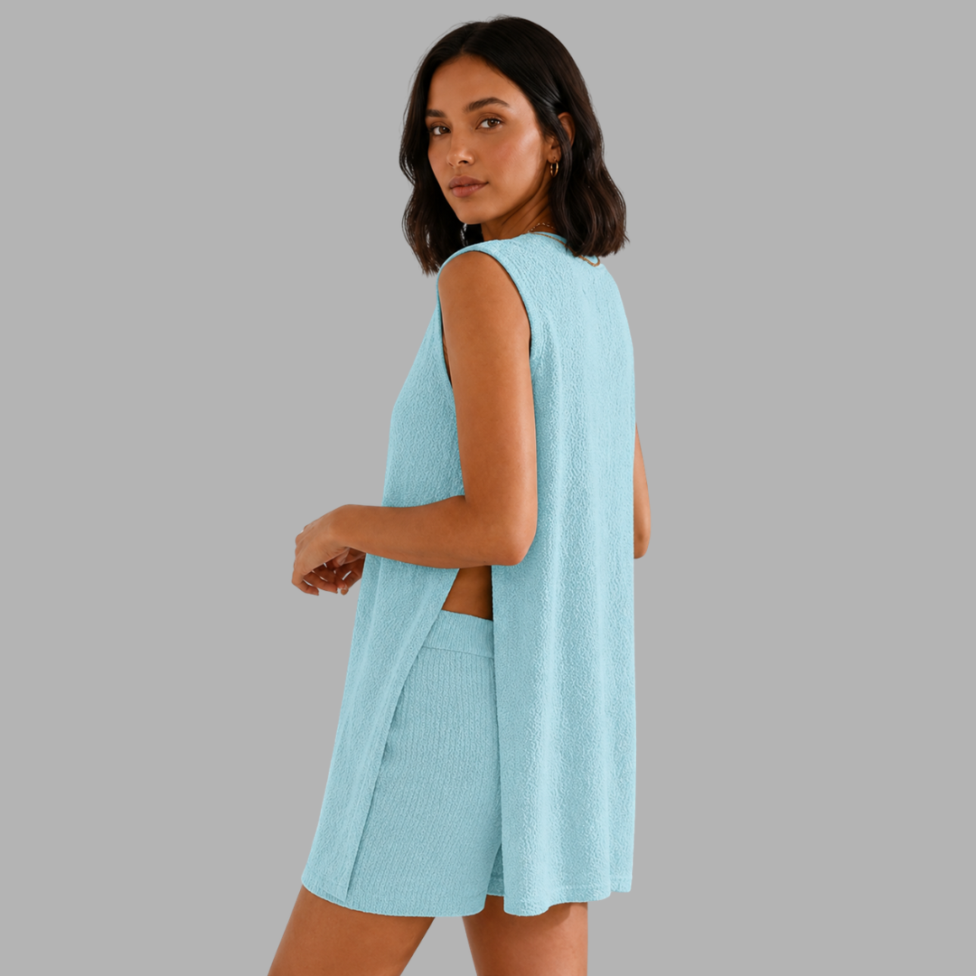 EaseKnit Sleeveless Lounge Set
