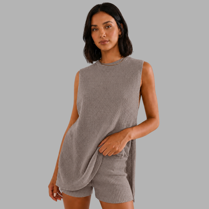 EaseKnit Sleeveless Lounge Set