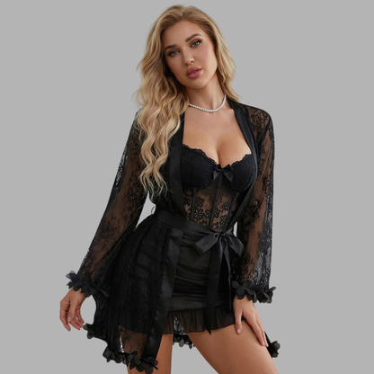 Romantic Lace Robe Set