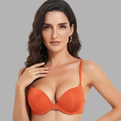 LiftEnhance Glossy Push-Up Bra