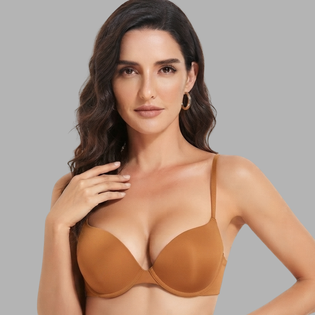 LiftEnhance Glossy Push-Up Bra