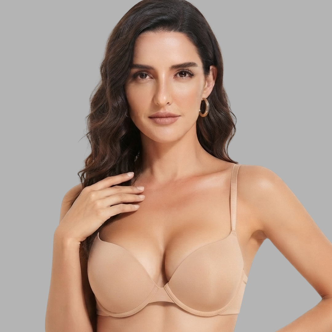 LiftEnhance Glossy Push-Up Bra