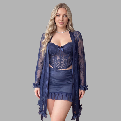 Romantic Lace Robe Set