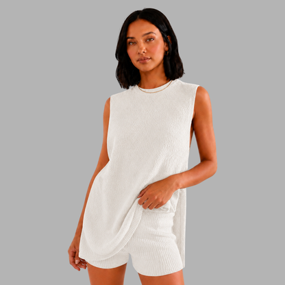 EaseKnit Sleeveless Lounge Set