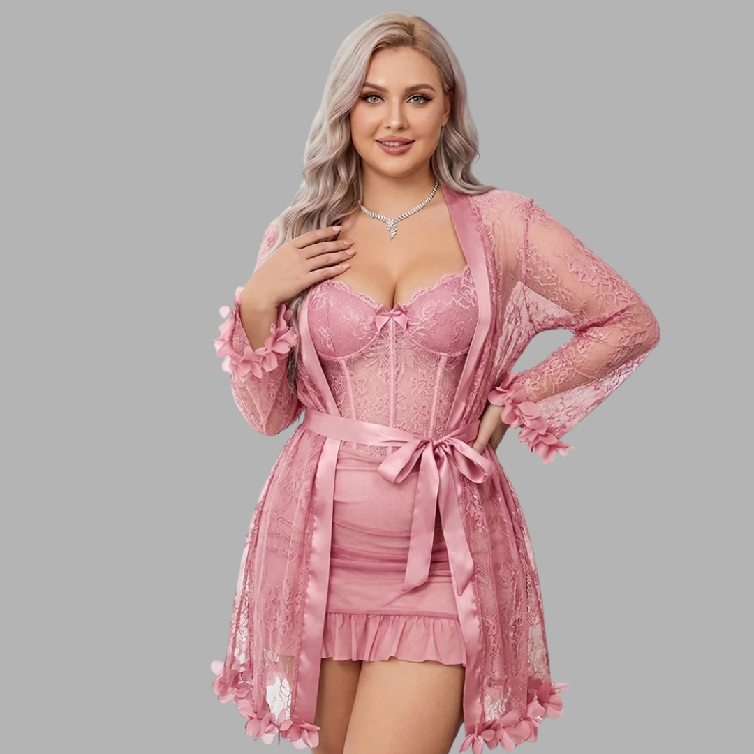 Romantic Lace Robe Set