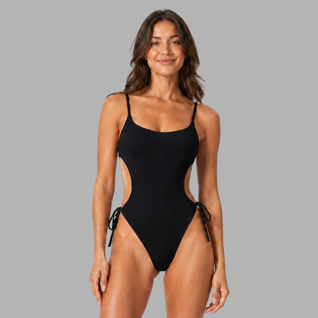 Backless Cut-Out One-Piece Swimsuit