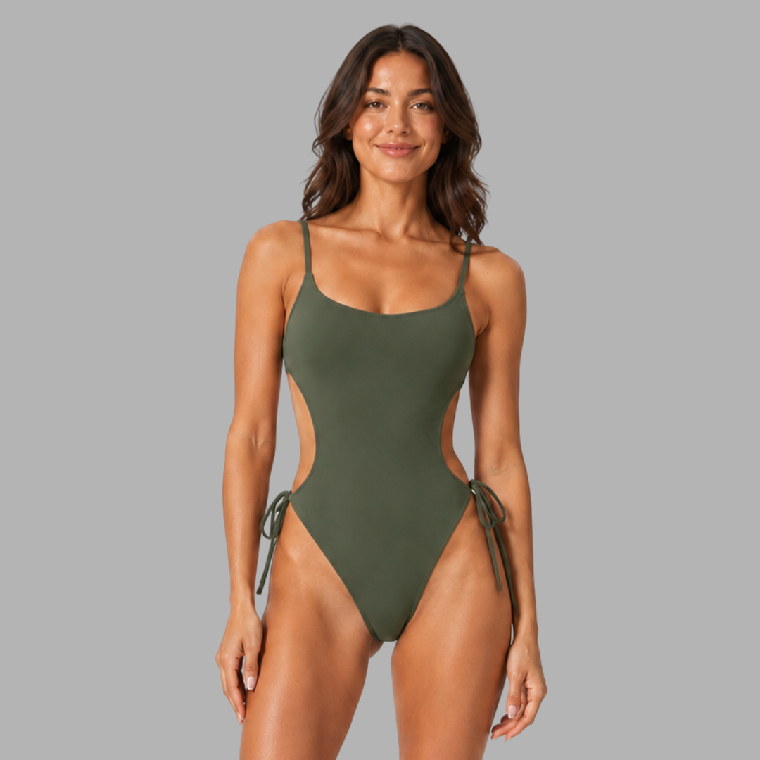 Backless Cut-Out One-Piece Swimsuit
