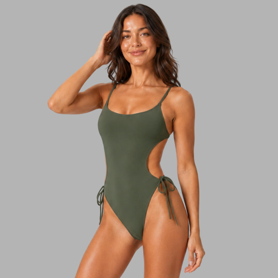Backless Cut-Out One-Piece Swimsuit