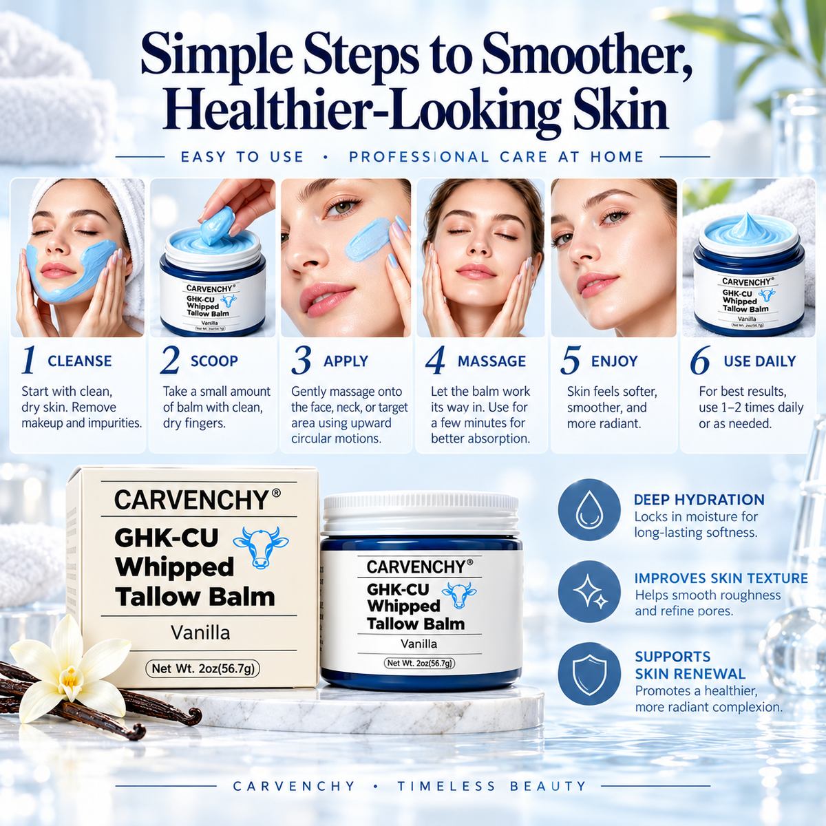 GHK-Cu Whipped Tallow Balm