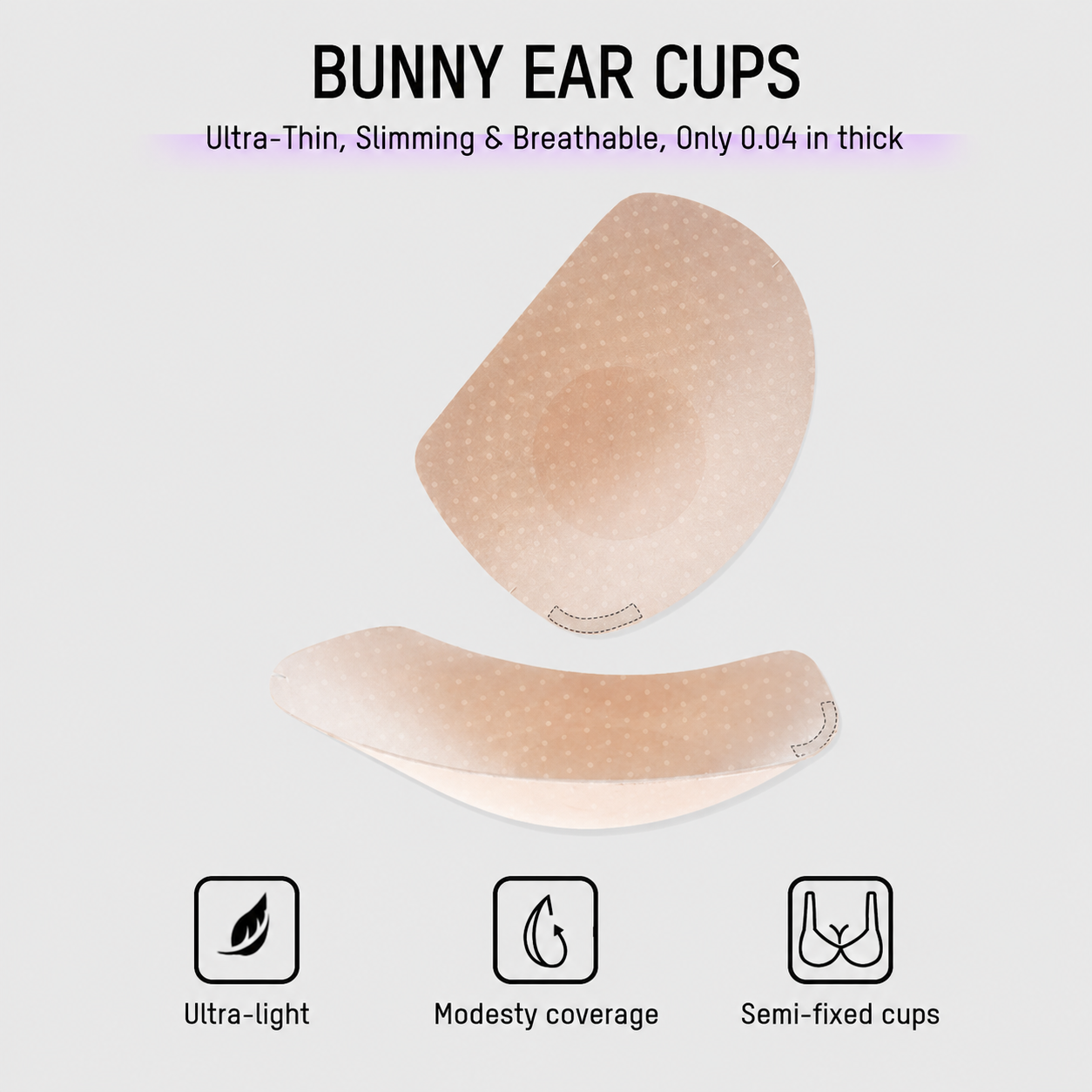 Square-Neck Seamless Support Bra