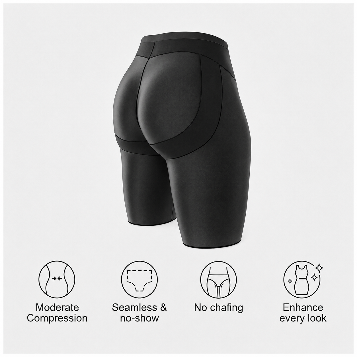 High-Waist Butt-Lifting Shaping Shorts