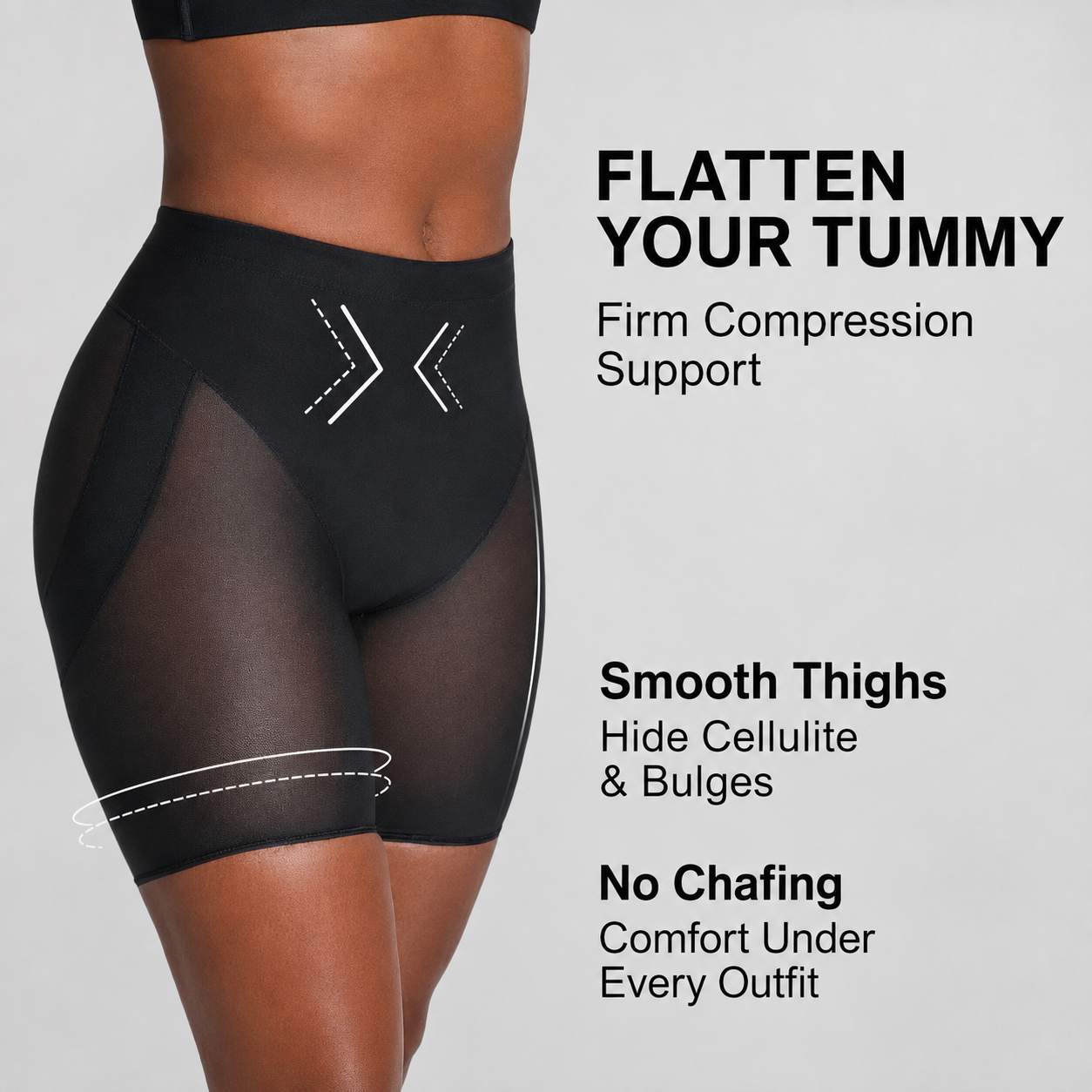 High-Waist Butt-Lifting Shaping Shorts