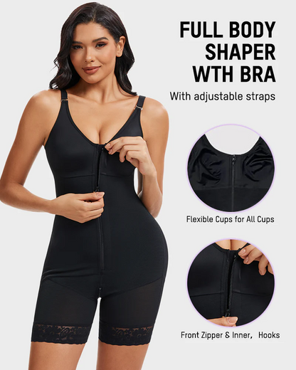 Extra Plus Size Shaper Bodysuit Tummy Control Shapewear With Bra