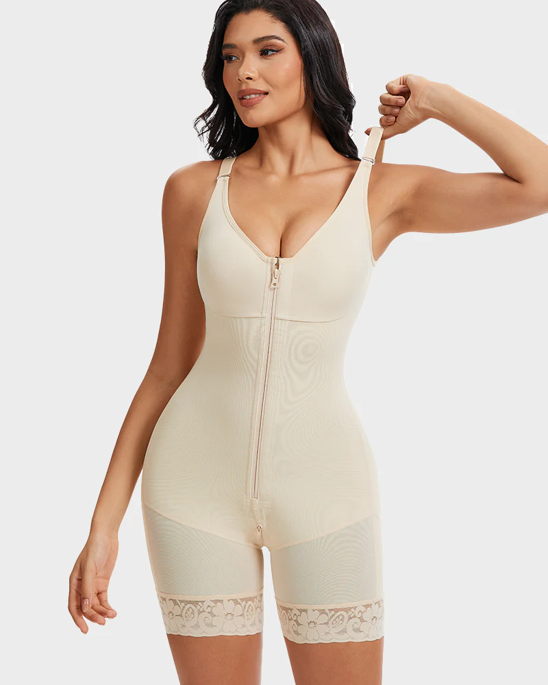 Extra Plus Size Shaper Bodysuit Tummy Control Shapewear With Bra