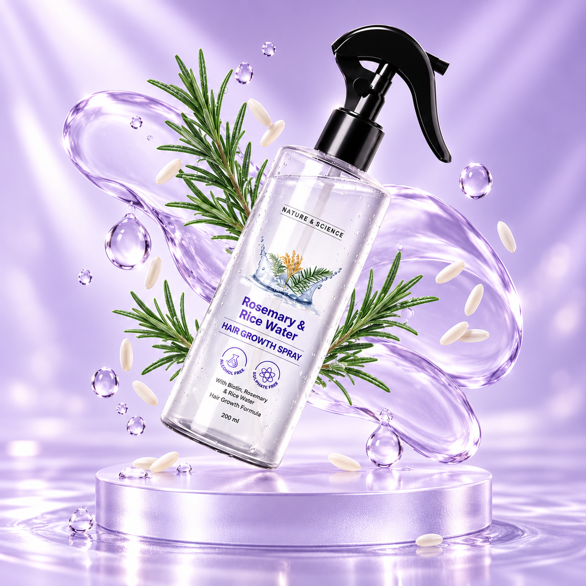 Rosemary & Rice Water Scalp & Hair Spray