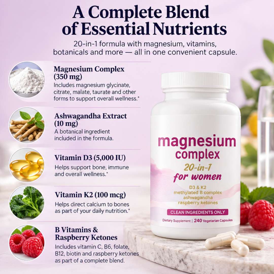 Women’s 20-in-1 Magnesium Complex Capsules