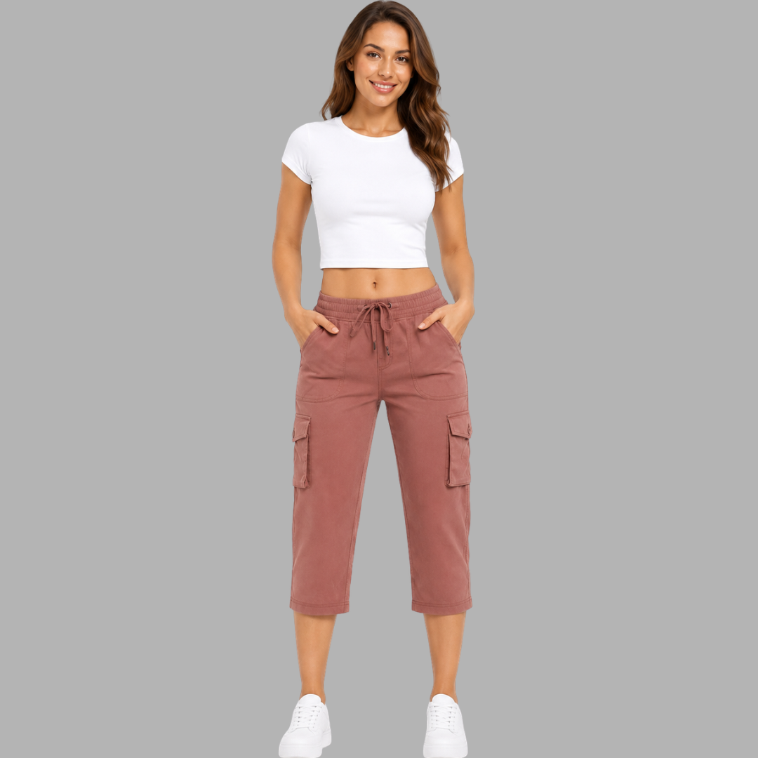 TrailEase Cargo Capri Shorts