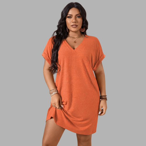 Breezy V-Neck Mini Dress