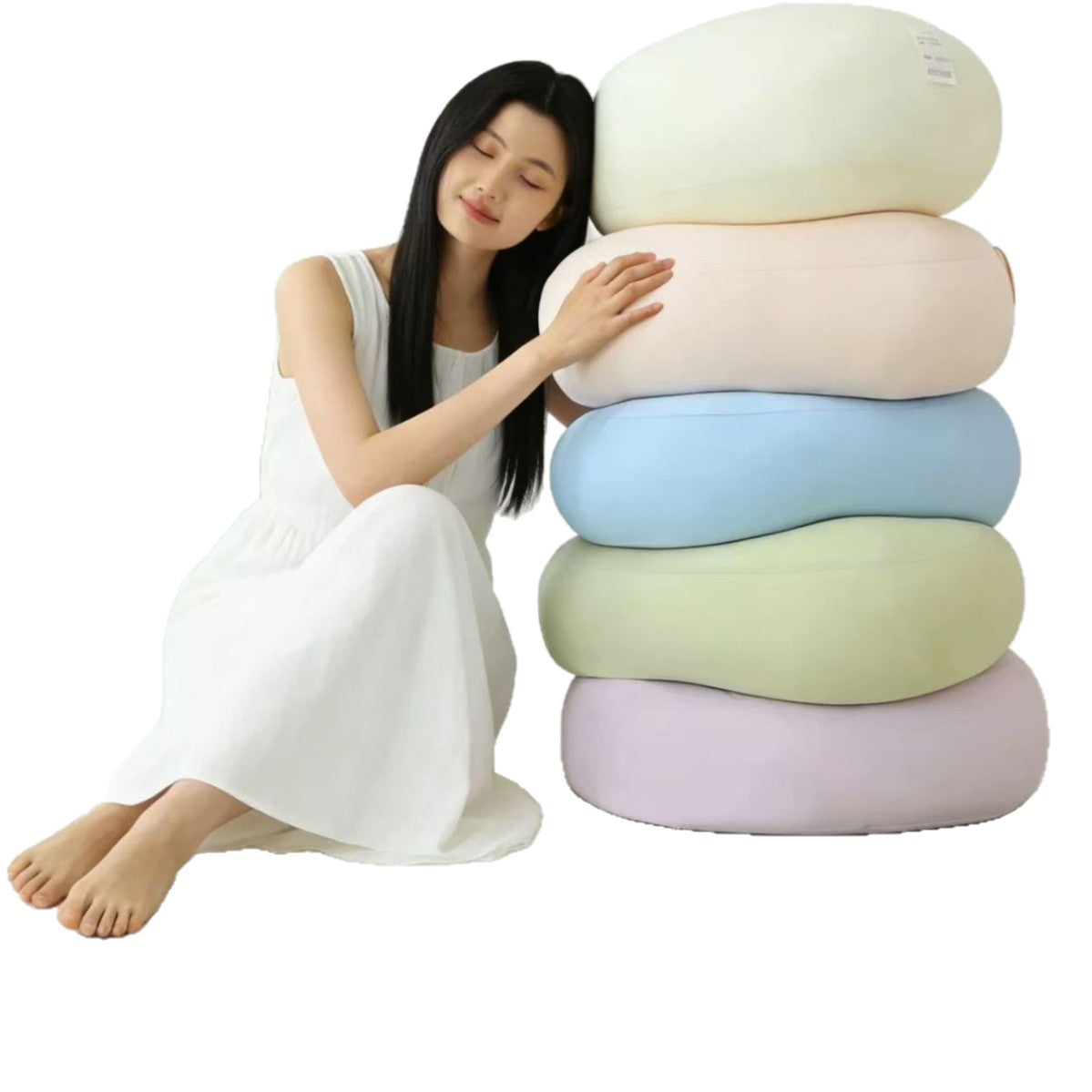 PuffCloud Ice-Silk Ball Pillow detail 1