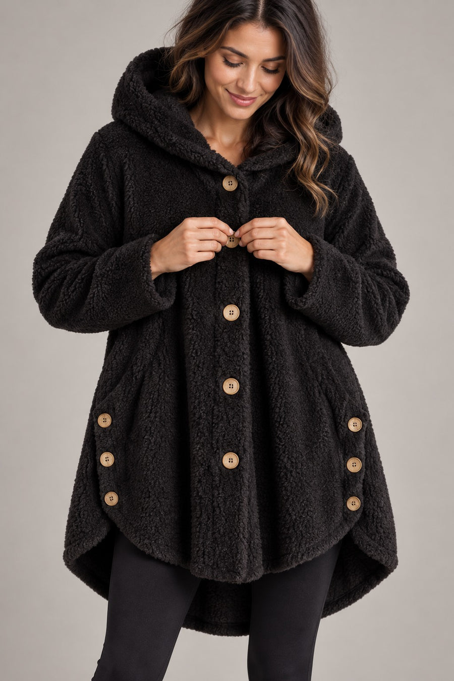 Button-Front Closure
