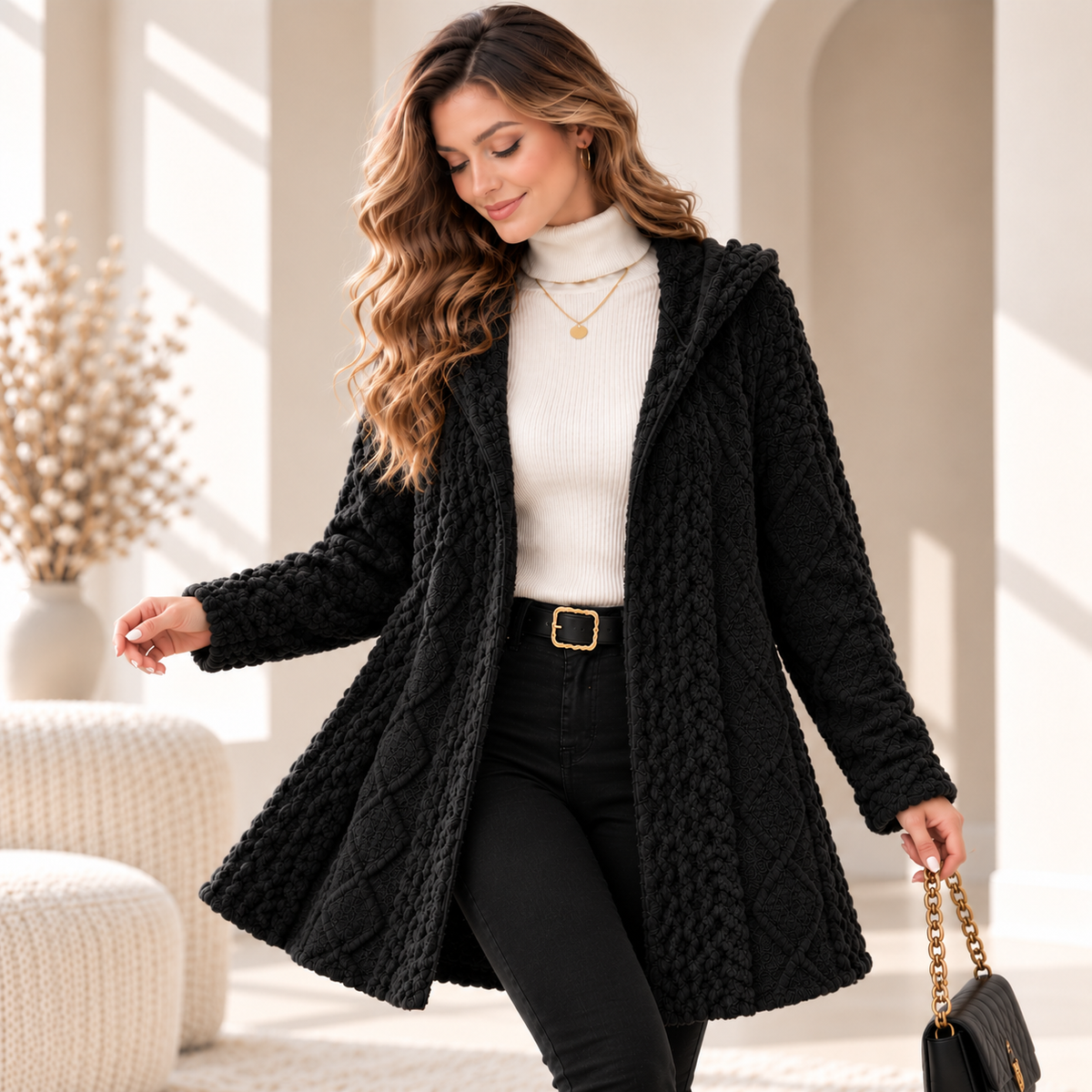 Cozy Textured Cardigan