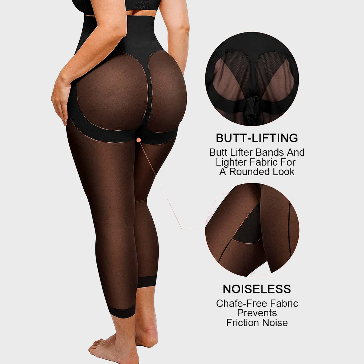 Mesh Sculpt Butt-Lifting Capri Leggings